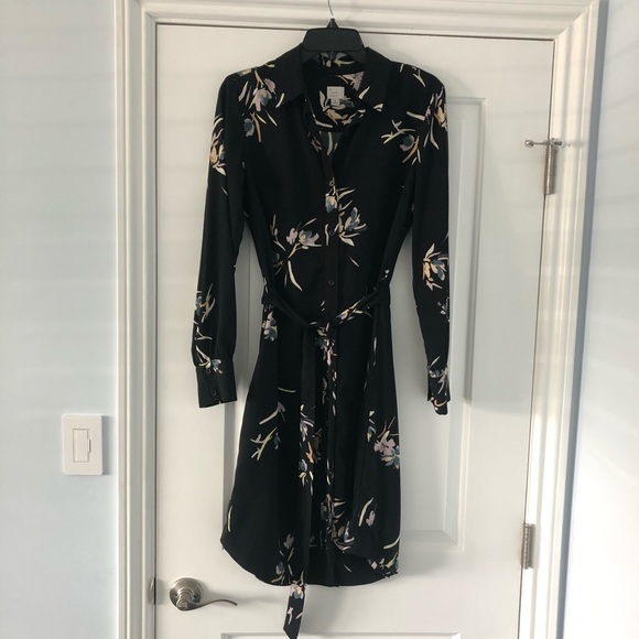 A New Day Black Button Down Dress - Picture 6 of 7